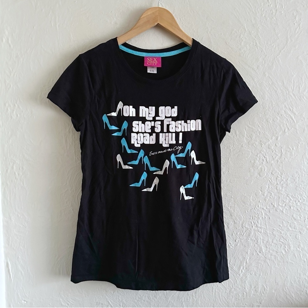 Y2K Sex And The City Graphic Print T-Shirt Size L